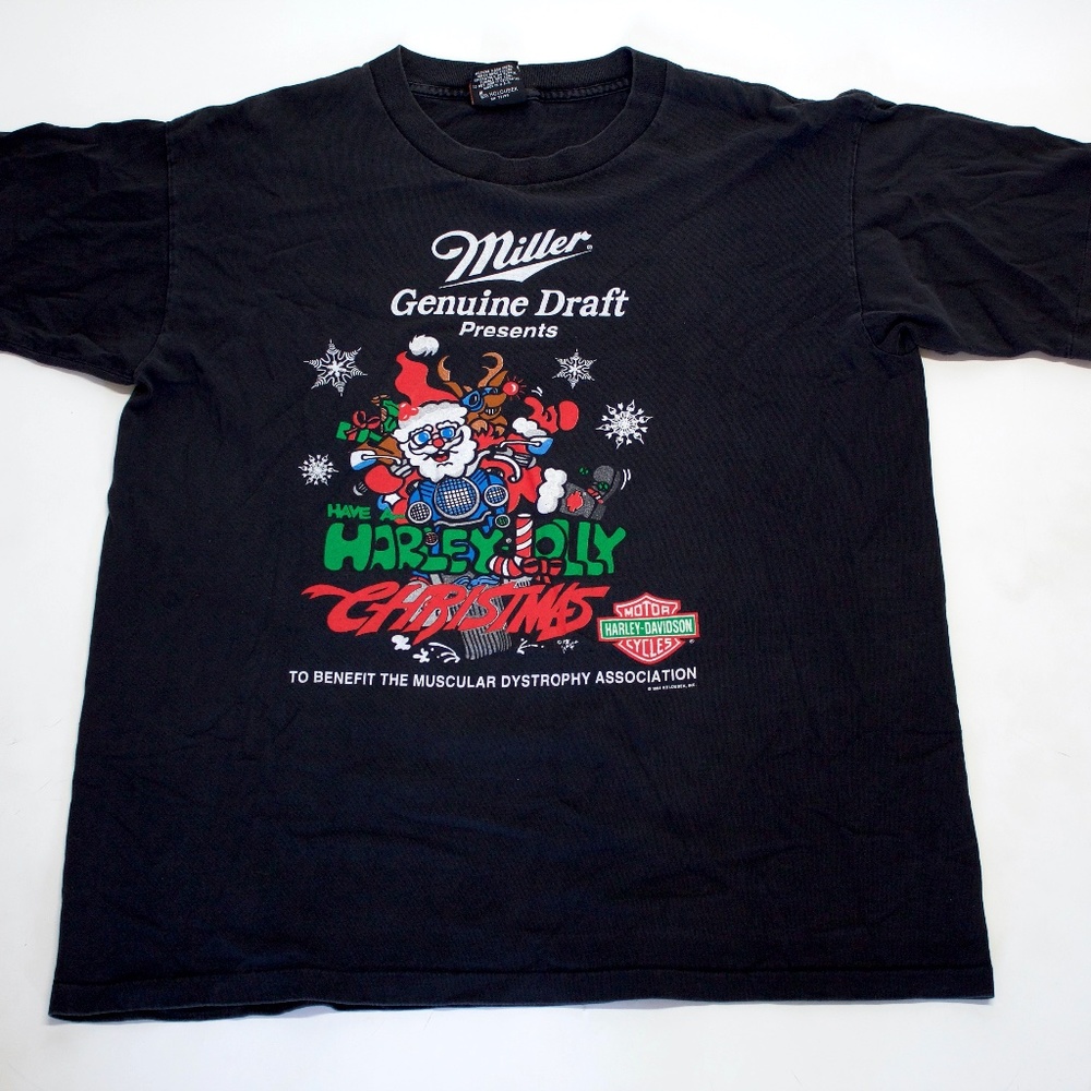 Harley Jolly Xmas MGD 1994 Tee